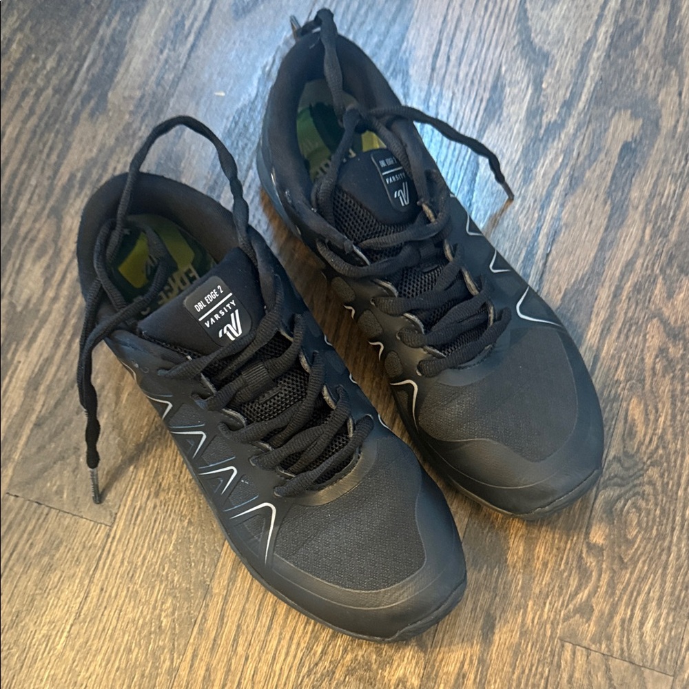 Varsity Black Kids cheer Sneakers